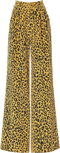 SERGIO HUDSON LEOPARD WIDE LEG TROUSER LEOPARD