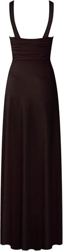 MAYGEL CORONEL ORINOCO DRESS COFFEE