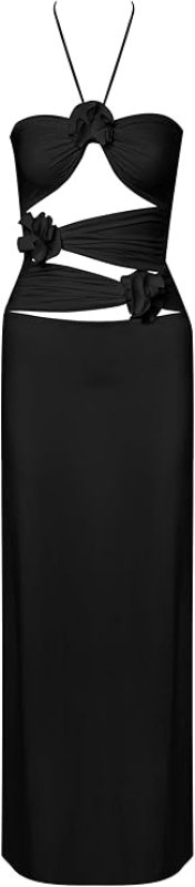 MAYGEL CORONEL VERANERA BODYDRESS BLACK