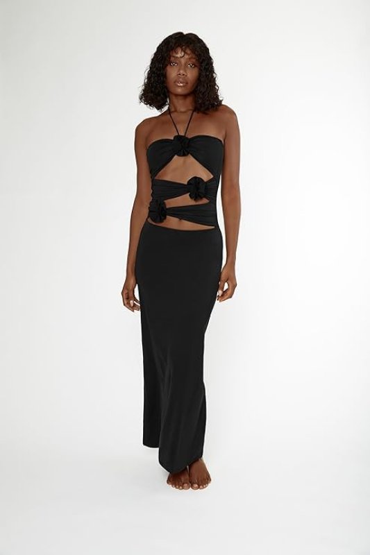 MAYGEL CORONEL VERANERA BODYDRESS BLACK