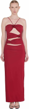 MAYGEL CORONEL VERANERA BODYDRESS CARMESI