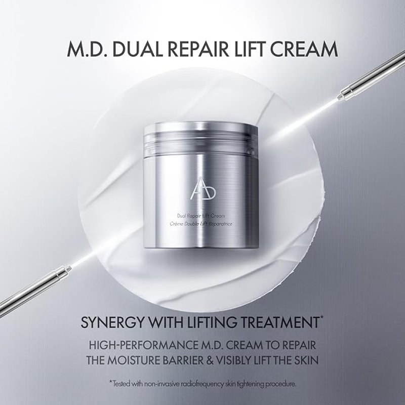 AMOREPACIFIC AP BEAUTY (BY AMOREPACIFIC) M.D. DUAL REPAIR LIFT CREAM, ADVANCED REPAIR AND VISIBLY LIFTING FACE CREAM, MOISTURE BARRIER STRENGTHENING, VISIBLE FIRMING, LUXURY SKINCARE