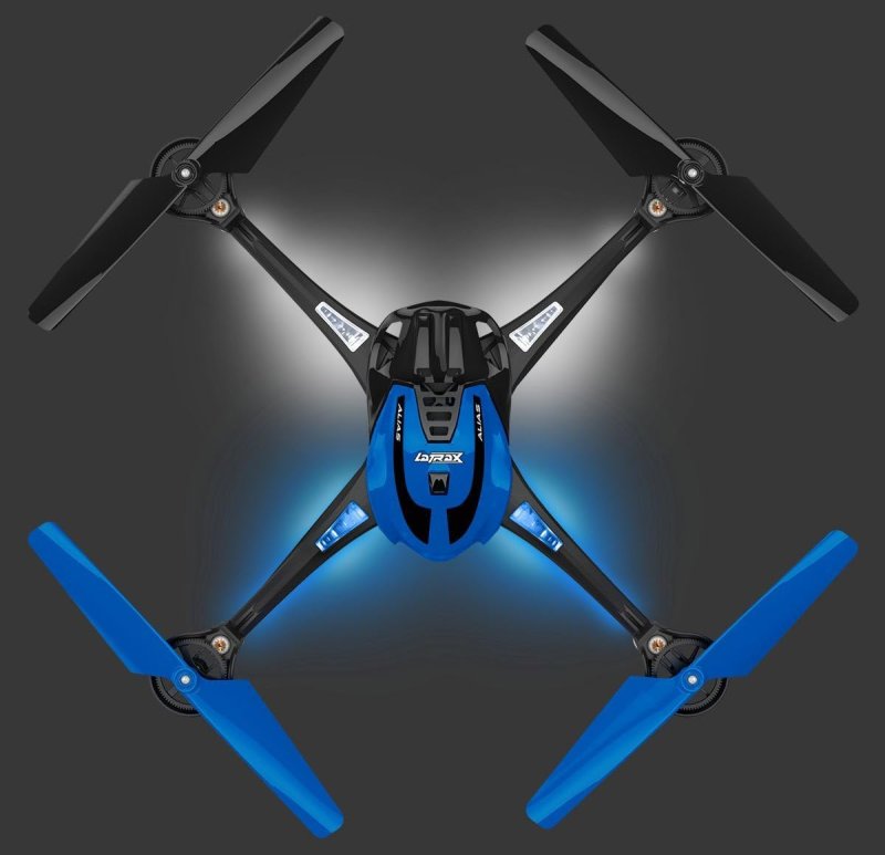 TRAXXAS ALIAS BLUE QUAD ROTOR HELICOPTER HIGH-PERFORMANCE RC DRONE FOR AERIAL FUN