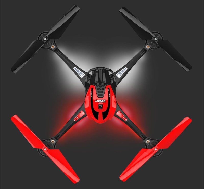 TRAXXAS ALIAS RED QUAD ROTOR HELICOPTER HIGH-PERFORMANCE RC DRONE FOR AERIAL FUN