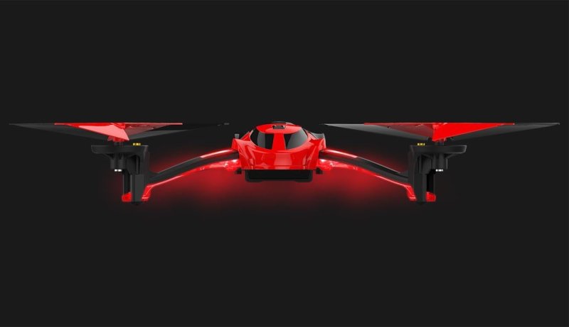 TRAXXAS ALIAS RED QUAD ROTOR HELICOPTER HIGH-PERFORMANCE RC DRONE FOR AERIAL FUN