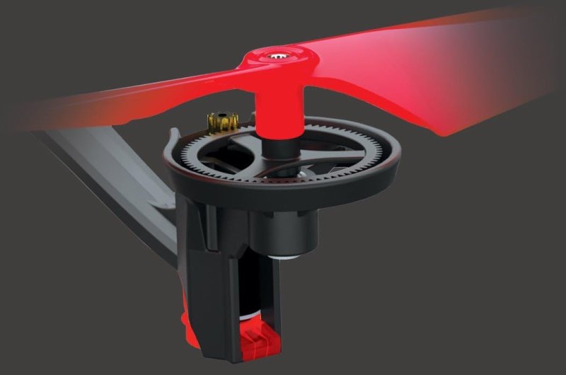 TRAXXAS ALIAS RED QUAD ROTOR HELICOPTER HIGH-PERFORMANCE RC DRONE FOR AERIAL FUN