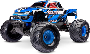 TRAXXAS STAMPEDE 2WD XL-5 BLUE RC TRUCK WITH BATTERY HIGH-PERFORMANCE OFF-ROAD VEHICLE