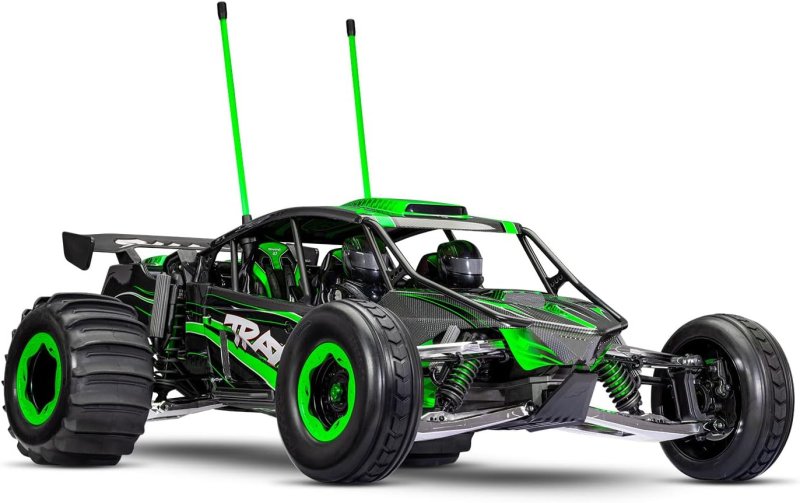 TRAXXAS PRO SCALE SAND CAR RC VEHICLE GREEN HIGH-PERFORMANCE REMOTE CONTROL TRUCK