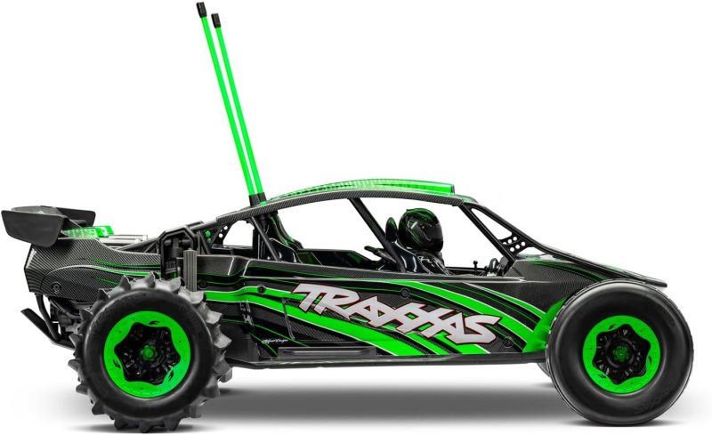 TRAXXAS PRO SCALE SAND CAR RC VEHICLE GREEN HIGH-PERFORMANCE REMOTE CONTROL TRUCK