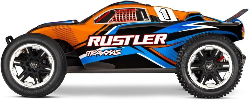 TRAXXAS RUSTLER 1 10 2WD STADIUM TRUCK HD WITH USB-C CHARGING - HIGH PERFORMANCE RC CAR