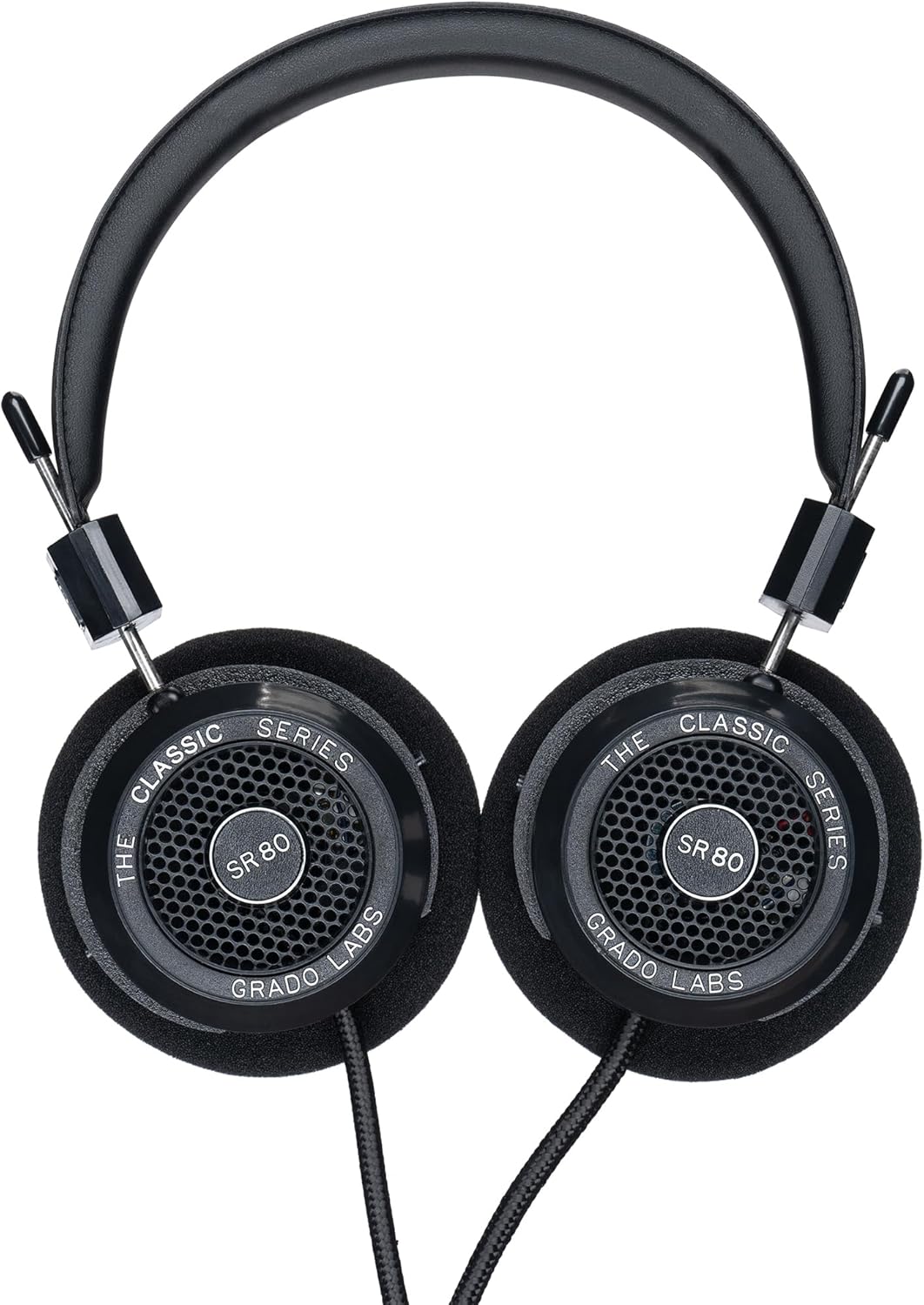 GRADO SR80 CLASSIC SERIES WIRED OPEN-BACK OVER-EAR HEADPHONES LIGHTWEIGHT NATURAL SOUND