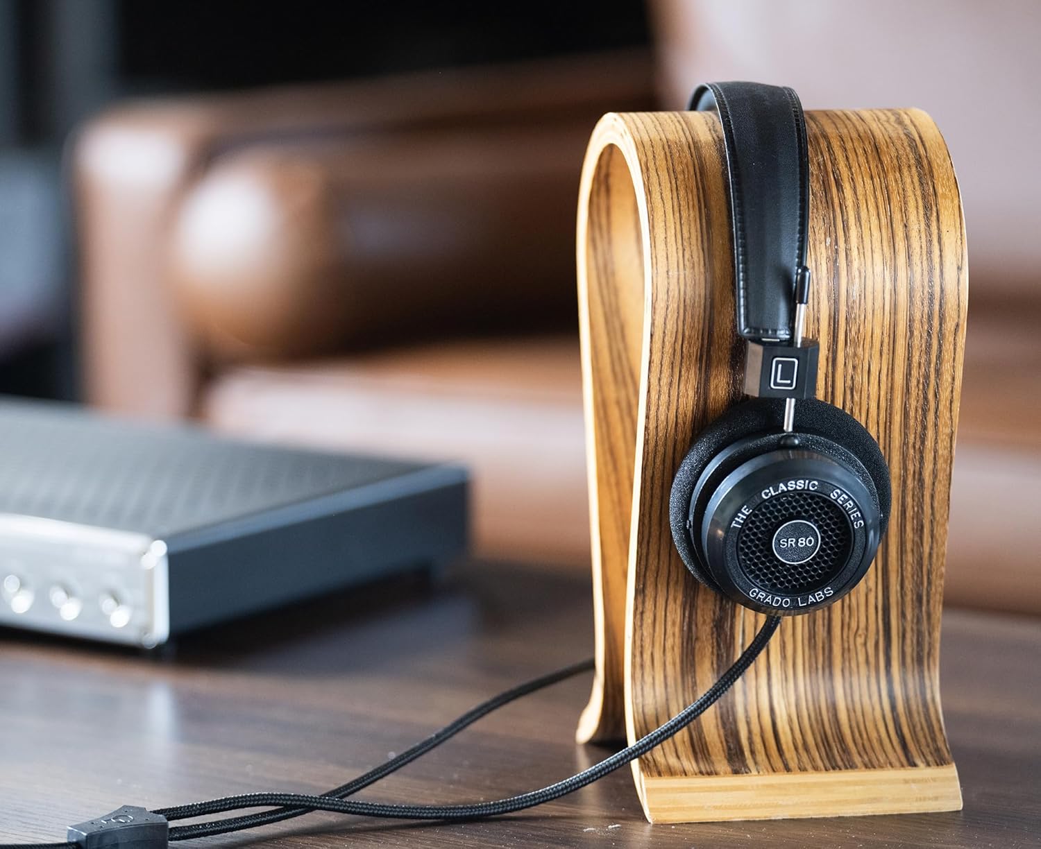 GRADO SR80 CLASSIC SERIES WIRED OPEN-BACK OVER-EAR HEADPHONES LIGHTWEIGHT NATURAL SOUND