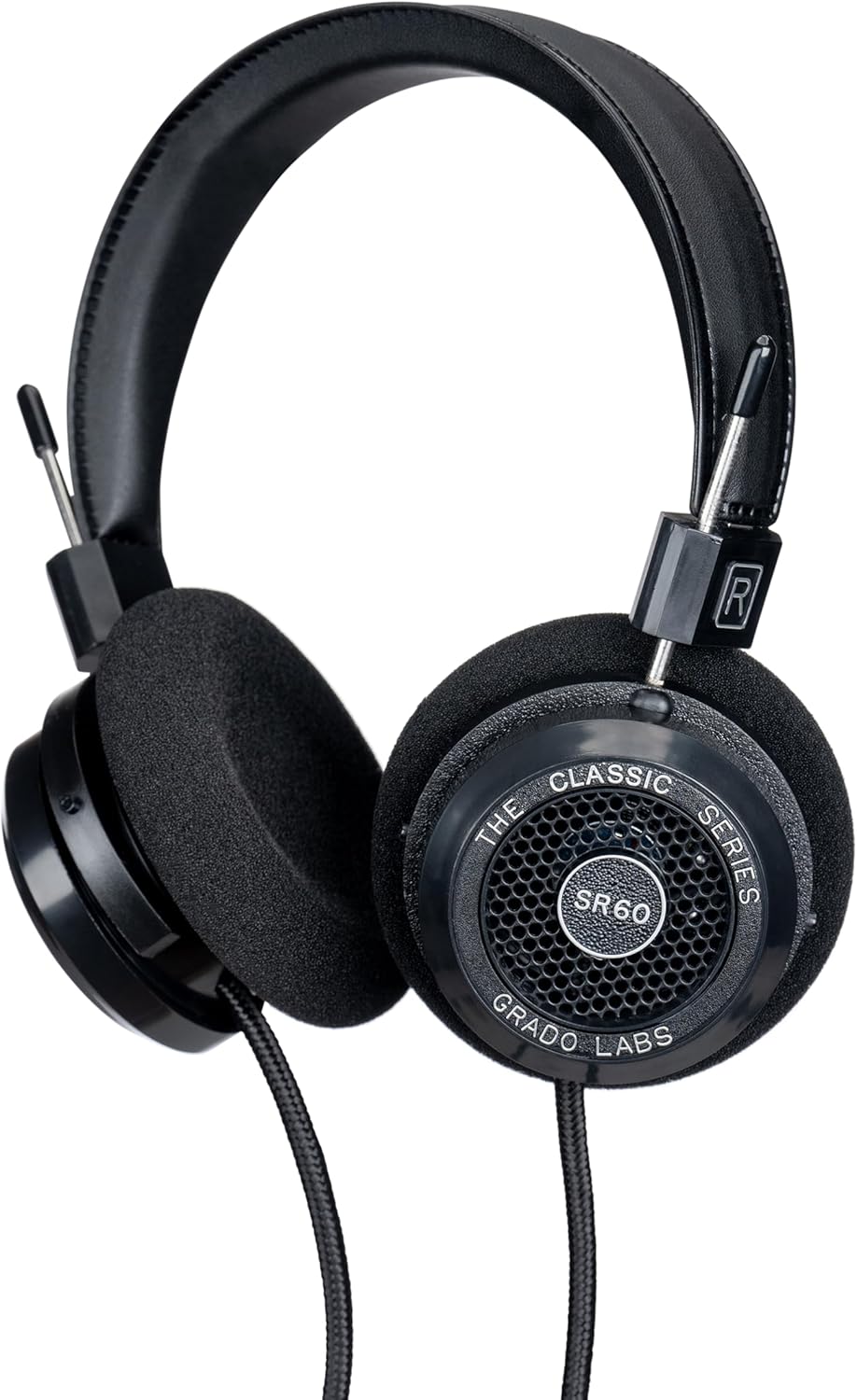 GRADO SR60 CLASSIC SERIES OPEN-BACK WIRED ON-EAR HEADPHONES LIGHTWEIGHT NATURAL SOUND