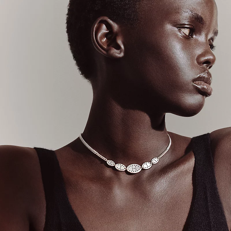HERMES POINT SELLIER NECKLACE