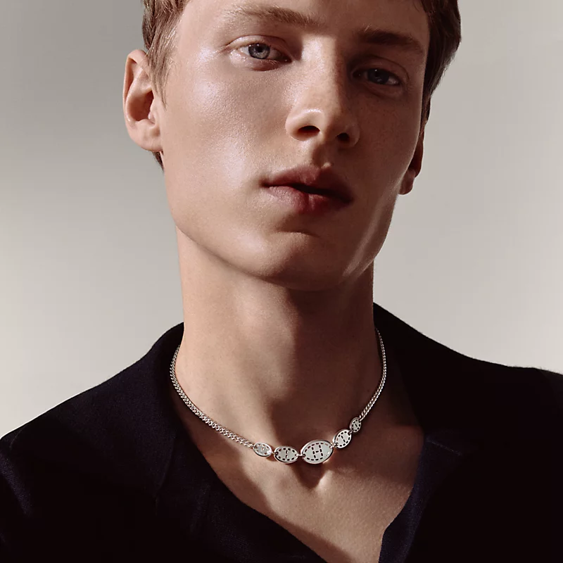 HERMES POINT SELLIER NECKLACE
