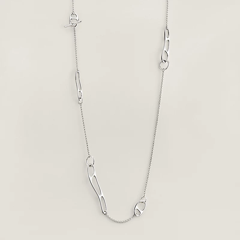HERMES CHAINE D'ANCRE PUNK LONG NECKLACE