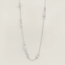 HERMES CHAINE D'ANCRE PUNK LONG NECKLACE