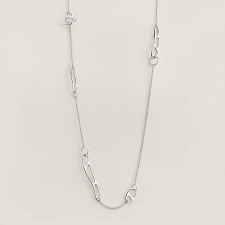 HERMES CHAINE D'ANCRE PUNK LONG NECKLACE