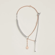 HERMES MIX AND H NECKLACE, MEDIUM MODEL