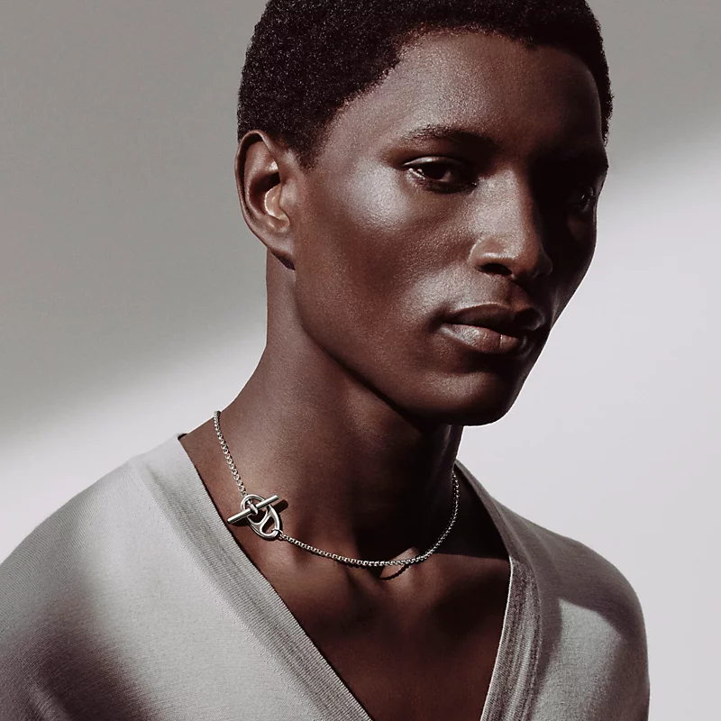 HERMES CHAINE D'ANCRE PUNK NECKLACE