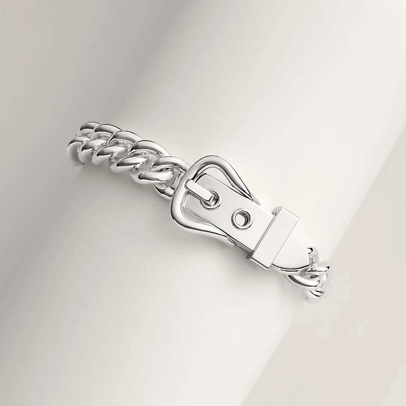 HERMES BOUCLE SELLIER INFLEXIBLE BRACELET, LARGE MODEL