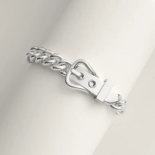 HERMES BOUCLE SELLIER INFLEXIBLE BRACELET, LARGE MODEL