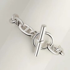 HERMES CHAINE D'ANCRE BRACELET, LARGE MODEL