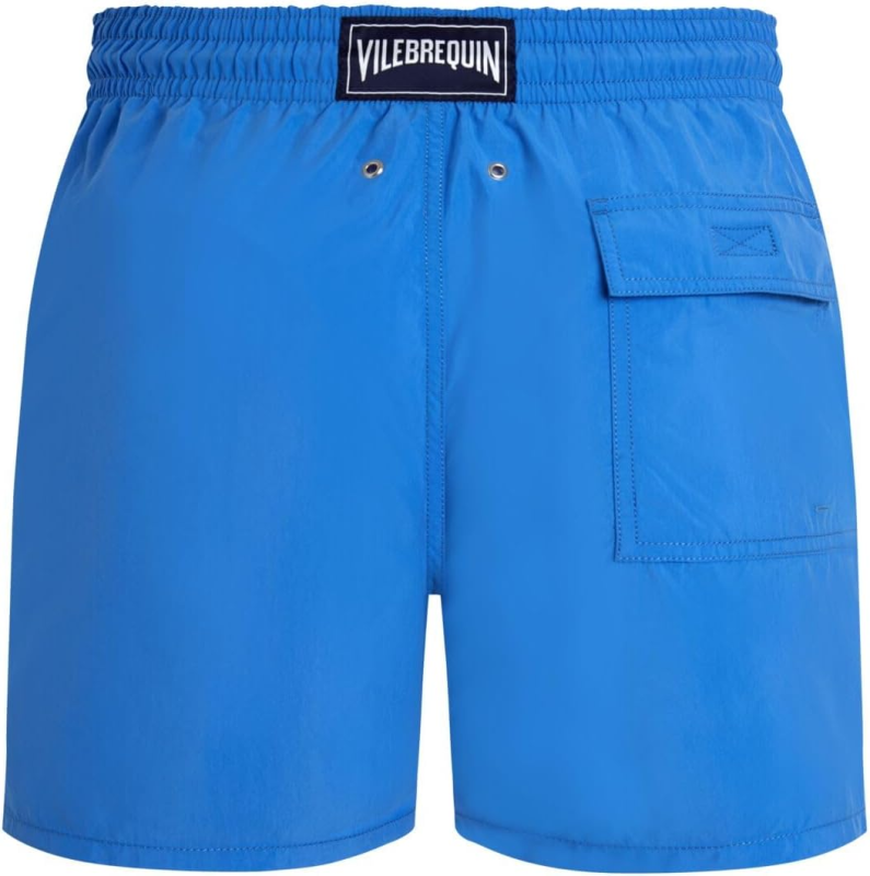 VILEBREQUIN MEN SWIM SHORTS WATER-REACTIVE BUBBLE TURTLES 3D FAIENCE
