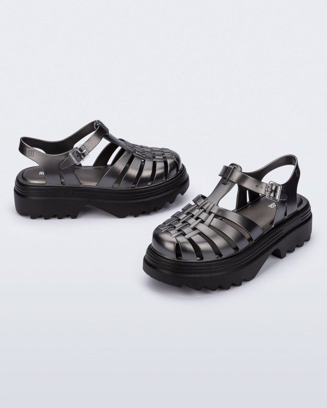 MELISSA POSSESSION PLATFORM II  BLACK/SILVER