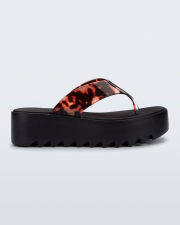 MELISSA THONG PLATFORM  BLACK/TORTOISE