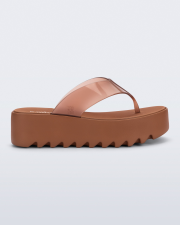 MELISSA THONG PLATFORM  BROWN