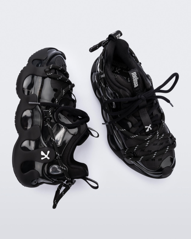 MELISSA X ICON  BLACK/SILVER