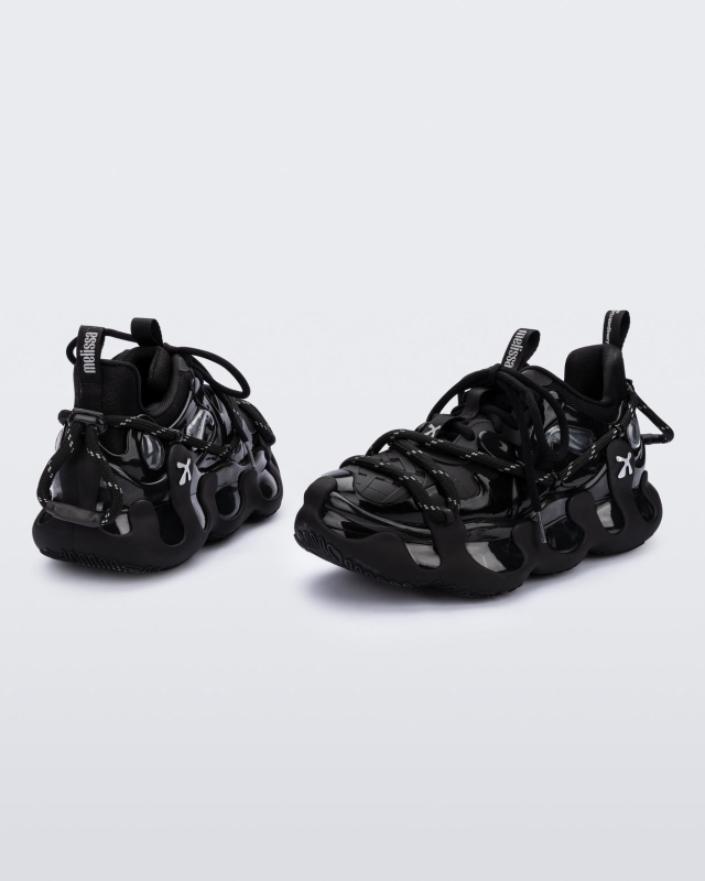 MELISSA X ICON  BLACK/SILVER