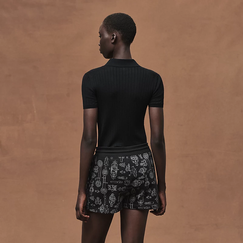 HERMES FERRONNERIE REMIX" SHORTS NOIR