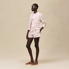 HERMES FERRONNERIE REMIX" SHORTS ROSE OPALINE