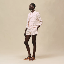 HERMES FERRONNERIE REMIX" SHORTS ROSE OPALINE