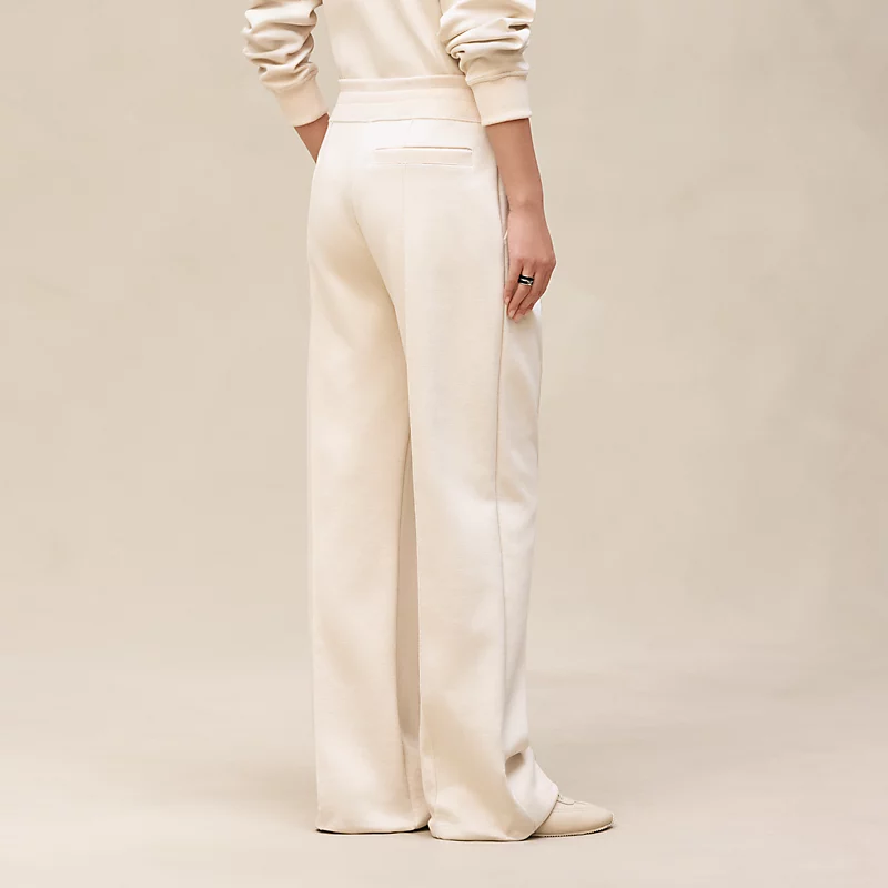 HERMES LOOSE FIT PANTS BLANC CASSé