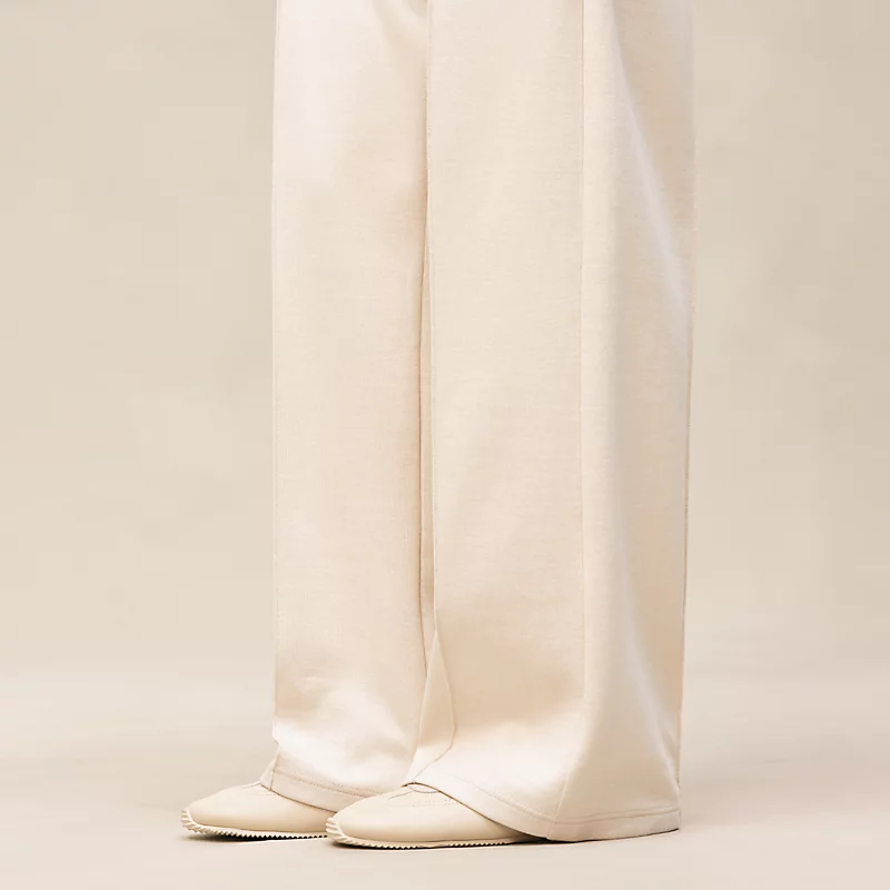 HERMES LOOSE FIT PANTS BLANC CASSé