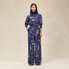 HERMES ETRIERS REMIX" SHIRT BLEU ABYSSE
