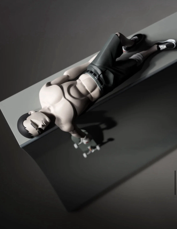 KAWS COARSE TOYS TRANSITION EMPTY SPACES LIMITED VINYL FIGURE