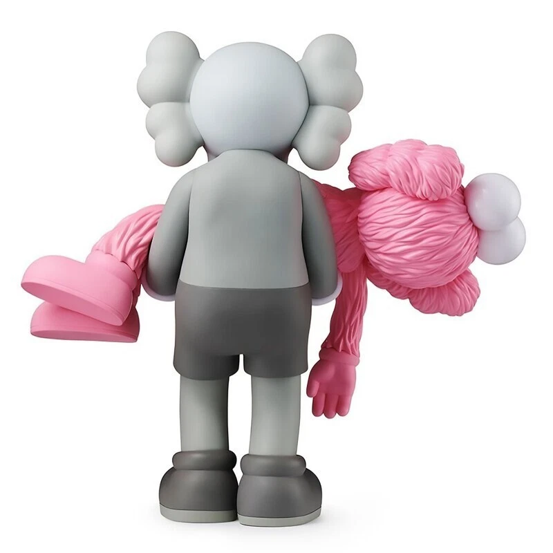 KAWS GONE GREY/PINK COLOR COMPANION BFF LIMITED EDITION 2019 ART VINYL FIGURE