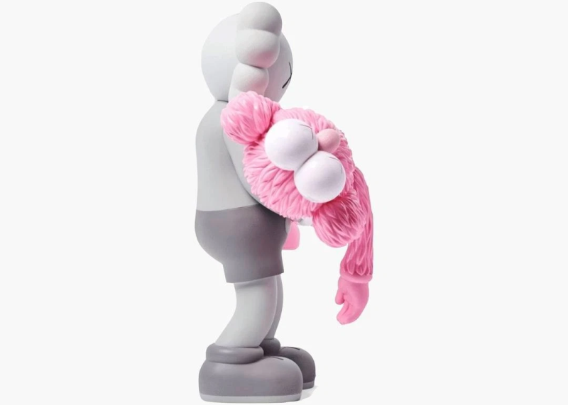 KAWS GONE GREY/PINK COLOR COMPANION BFF LIMITED EDITION 2019 ART VINYL FIGURE