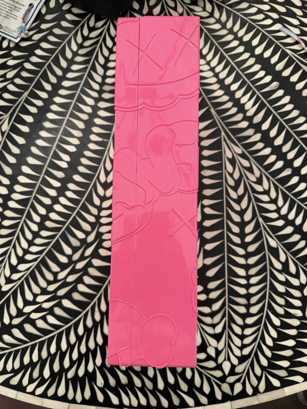 KAWS BENDY PINK FIGURE | ORIGINAL FAKE MEDICOM VINYL RARE