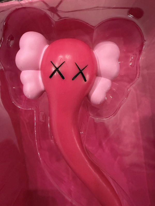 KAWS BENDY PINK FIGURE | ORIGINAL FAKE MEDICOM VINYL RARE