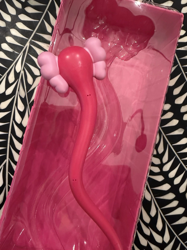 KAWS BENDY PINK FIGURE | ORIGINAL FAKE MEDICOM VINYL RARE