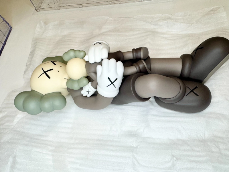 KAWS HOLIDAY SINGAPORE FIGURES FULL SET - BLACK, GREY, BROWN - NEW IN BOX