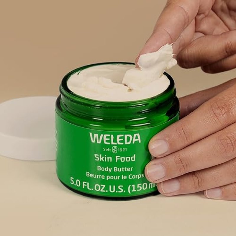 WELEDA SKIN FOOD BODY BUTTER 5OZ - HYDRATING MOISTURIZER WITH SHEA, COCOA ALMOND OIL