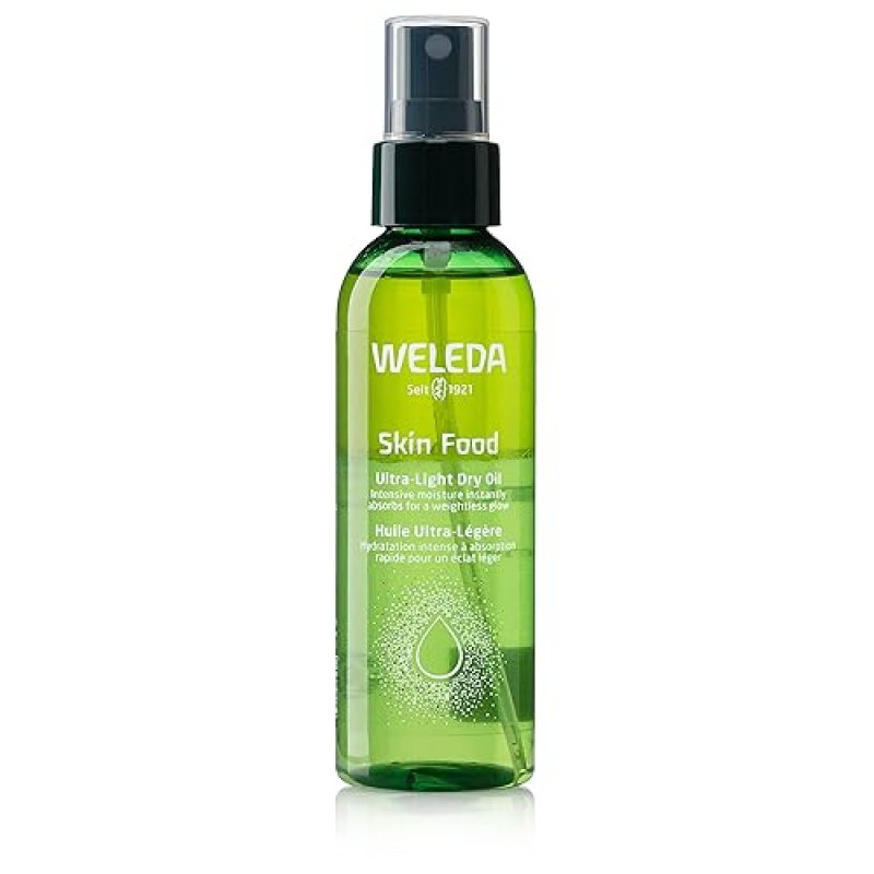 WELEDA SKIN FOOD ULTRA-LIGHT DRY OIL 3.4OZ WITH VITAMIN-RICH PLANT OILS, PANSY CHAMOMILE EXTRACTS