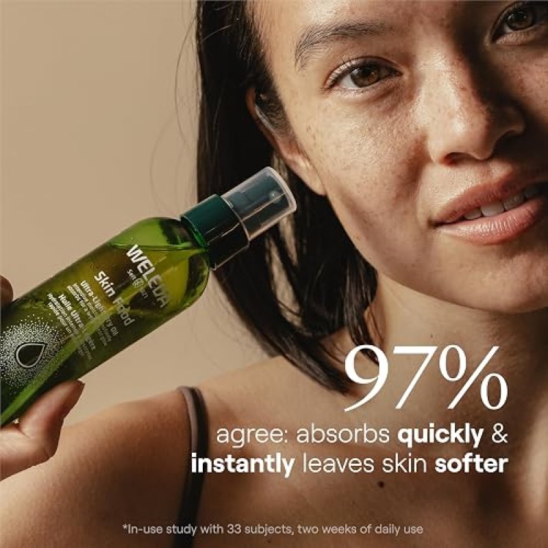 WELEDA SKIN FOOD ULTRA-LIGHT DRY OIL 3.4OZ WITH VITAMIN-RICH PLANT OILS, PANSY CHAMOMILE EXTRACTS