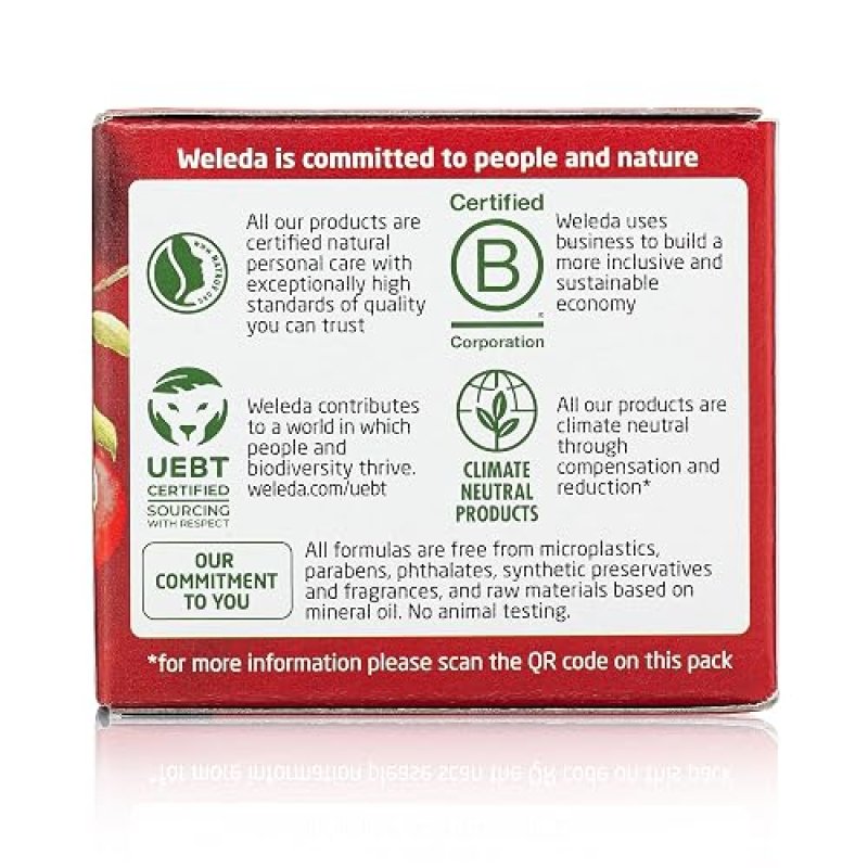WELEDA PLUMPING DAY CREAM 1.3 OZ PLANT-BASED MOISTURIZER WITH POMEGRANATE MACA PEPTIDES